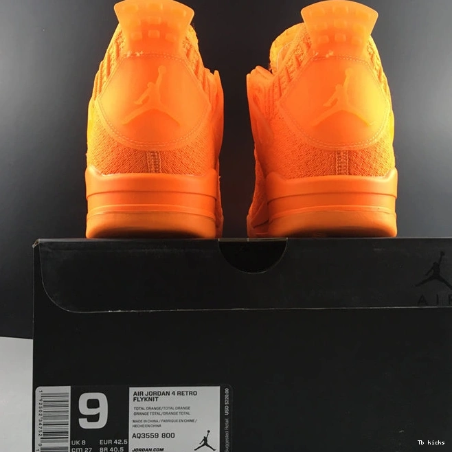 Rep TBK AQ3559- Flyknit 4 3971 WellDesigned Jordan Orange Retro 1014